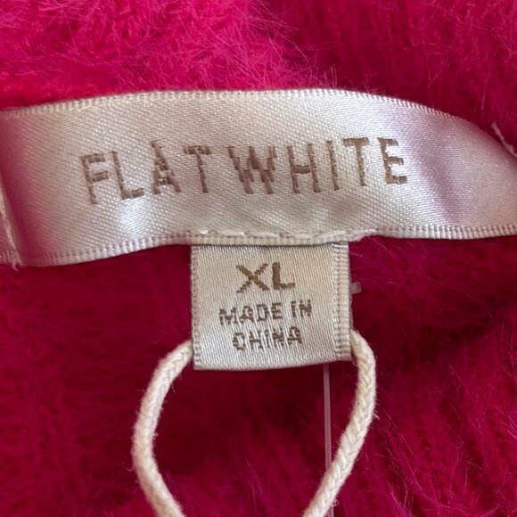 NWT Anthropologie Flat White Women's Turtleneck Pink Sweater Dress, Size XL - Picture 9 of 11